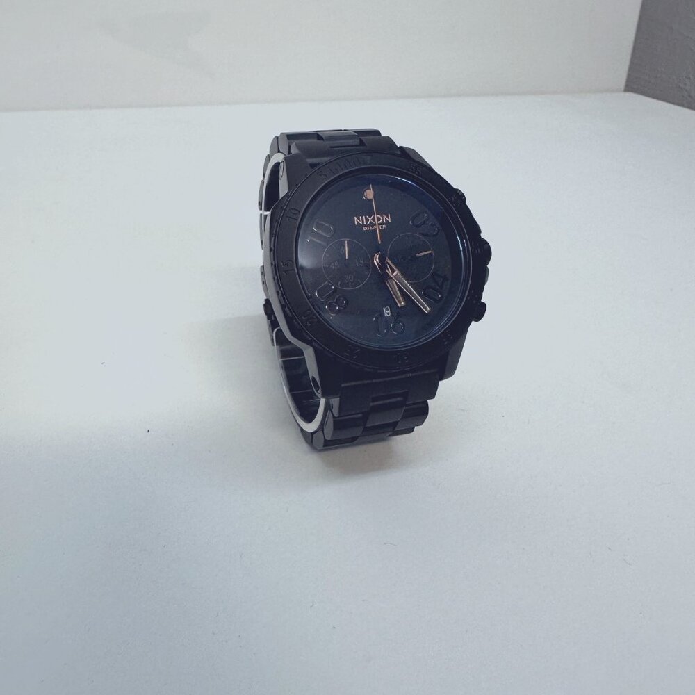 Nixon Ranger Chrono All Black/ Rose Gold A549 957-00